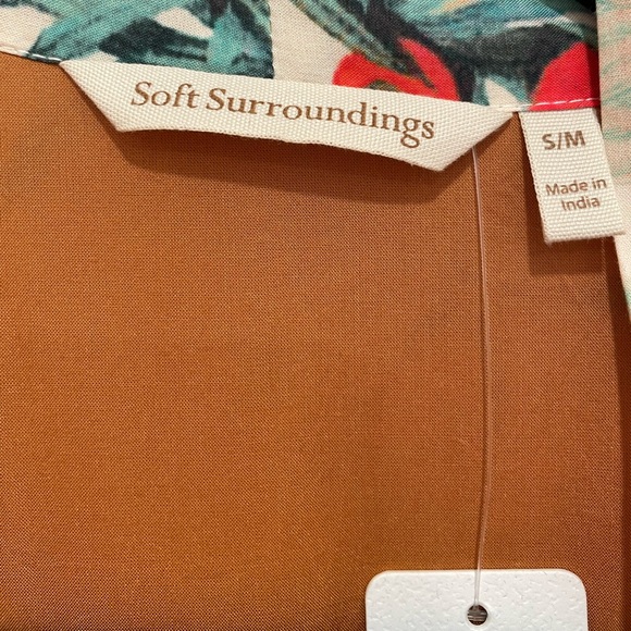 NWT Soft Surroundings Enchanted Orchid Topper in Lotus Size S/M - Picture 9 of 12